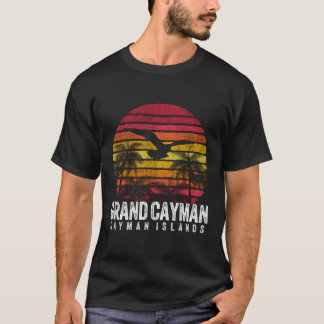 Grand Cayman Islands Gift Beach Vintage Retro Souv T-Shirt