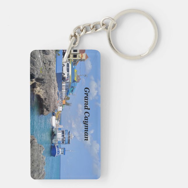Grand Cayman Keychain (Back)
