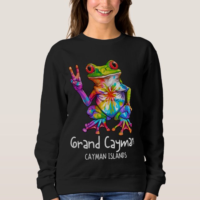 Grand Cayman Souvenir Seven Mile Beach Cayman Isla Sweatshirt (Front)