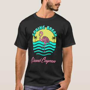 Grand Cayman Spring Break Sunset Graphic Family Ma T-Shirt