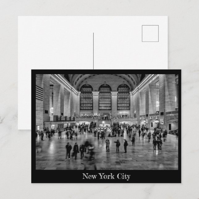 Grand Central, New York City Postcard (Front/Back)
