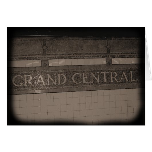 Grand Central Station Cards (Front Horizontal)