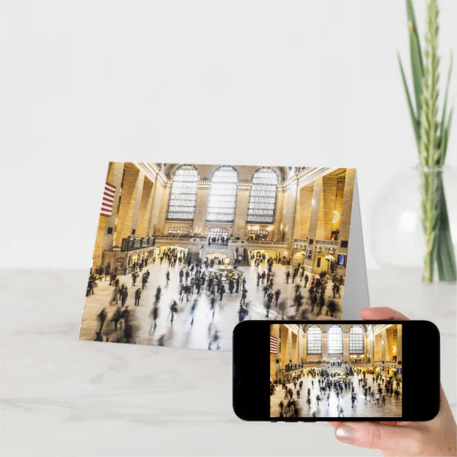Grand Central Station Greeting Card Zazzle