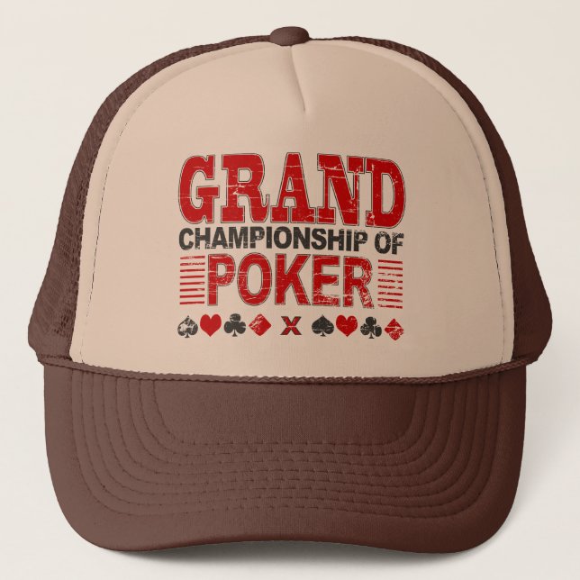 Grand Championship of Poker Trucker Hat (Front)