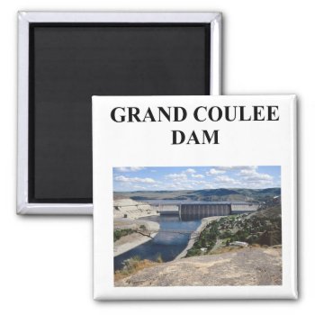Grand Coulee Dam Magnet by jimbuf at Zazzle