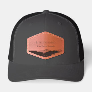 Grand County Leather Patch Hat