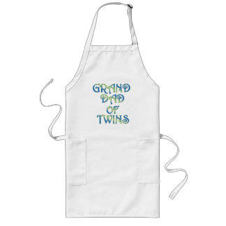 Grand Dad of Twins Long Apron