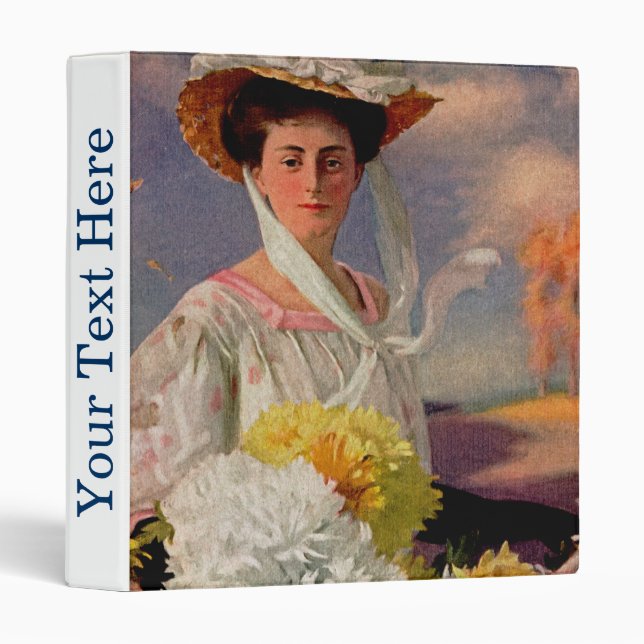 Grand Dame 3 Ring Binder (Front/Spine)