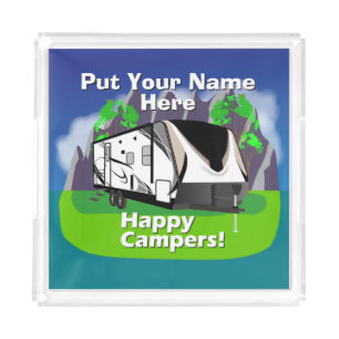 Grand Design Imagine 2150RB Happy Camper Design Acrylic Tray