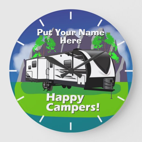 Grand Design Imagine 2670MK Happy Campers Design Large Clock