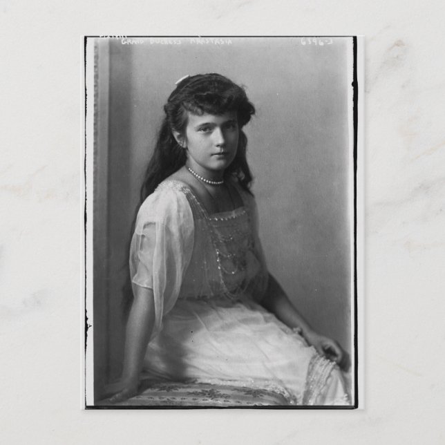 Grand Duchess Anastasia Nikolaevna of Russia Postcard (Front)