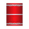 Grand Duchess Red Scroll Folding Table Placecard