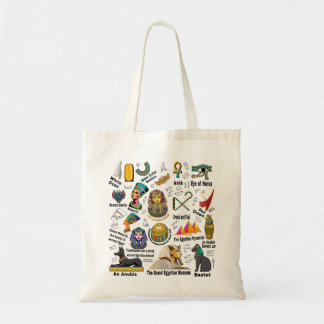 Grand Egyptian Museum Egypt Heritage Design Tote Bag