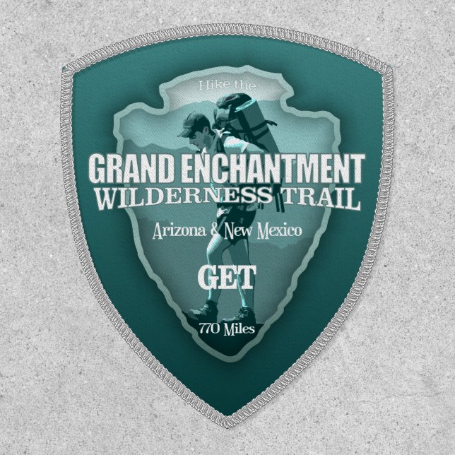 Grand Enchantment Trail (arrowhead T)  Patch (Front)
