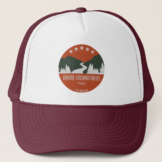 Grand Enchantment Trail Trucker Hat (Front)