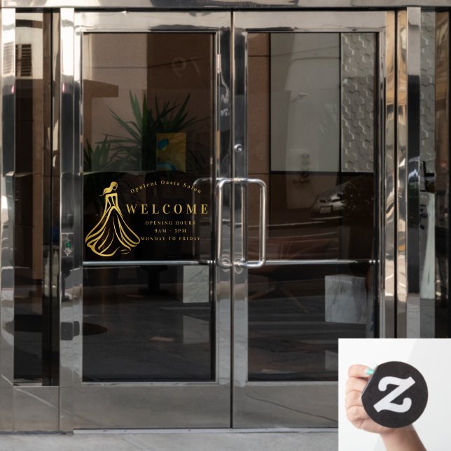 Grand Entrance Luxury Window Cling (Office Door)
