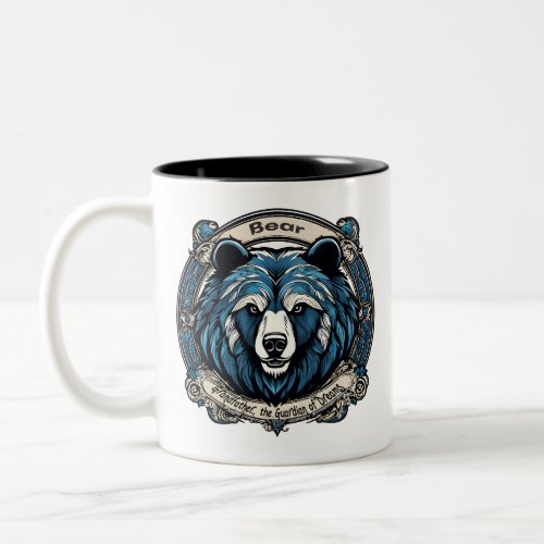 grand father bear 10 Two_Tone coffee mug