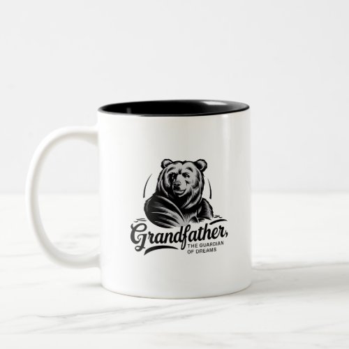 grand father bear 1 Two_Tone coffee mug