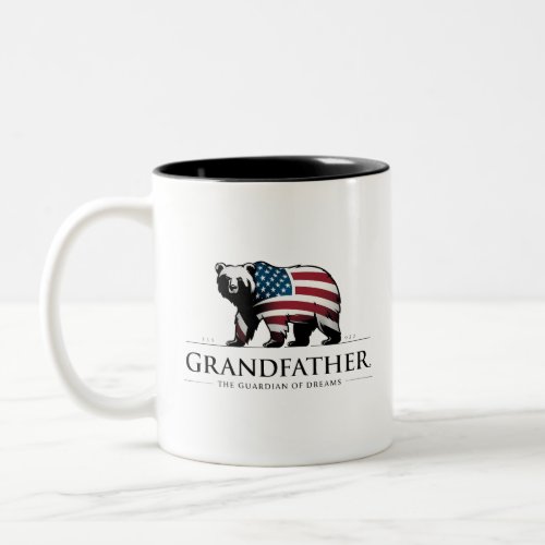 grand father bear 8 Two_Tone coffee mug