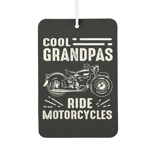 Grand Father Biker Air Freshener (Front)