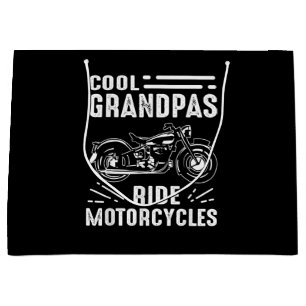 Grand Father Biker Large Gift Bag