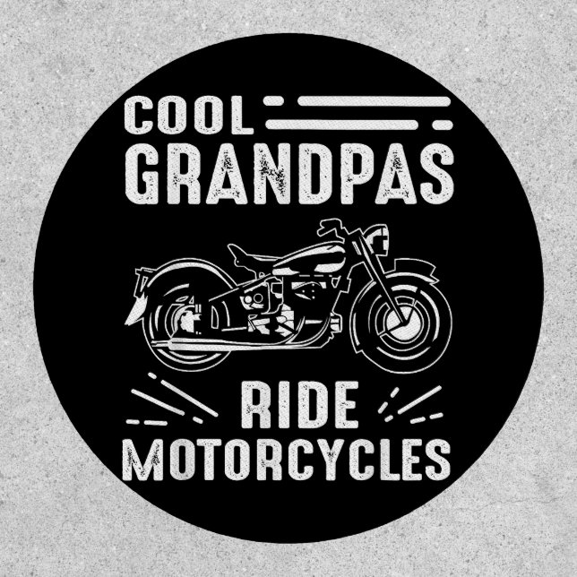 Grand Father Biker Patch (Front)