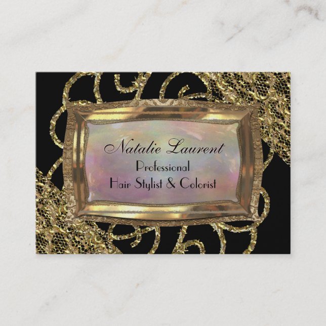 Grand Fillmore Elegant  Professional Business Card (Front)