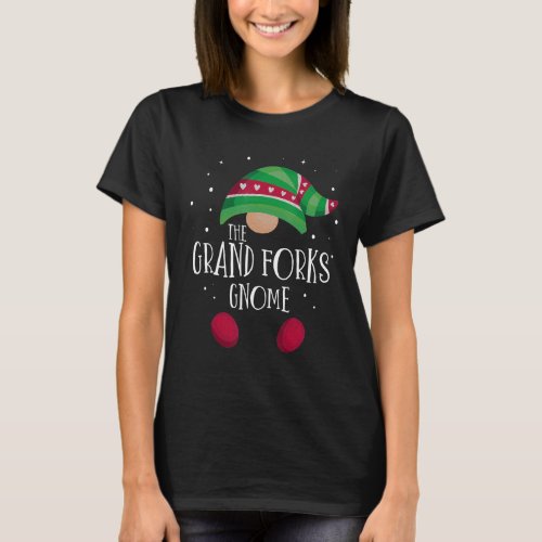 Grand Forks Gnome Family Matching Christmas Pajama T_Shirt