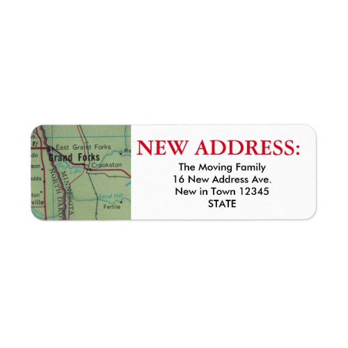 Grand Forks New Address Label