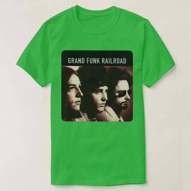 Grand Funk Power Rock amp Roll Premium Classic TSh T-Shirt (Design Front)