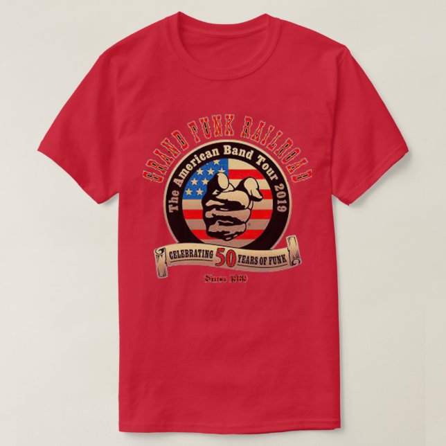 GRAND FUNK RAILROAD SINCE 1969 2 T-Shirt (Design Front)