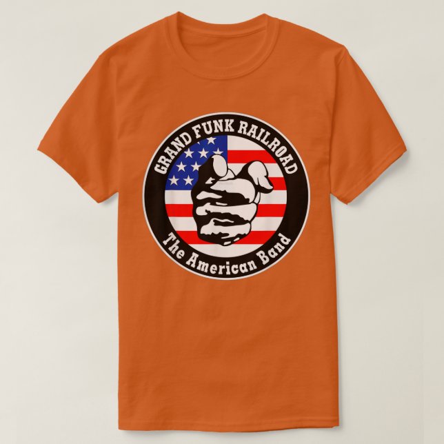 Grand Funk Railroad The American Band T-Shirt (Design Front)
