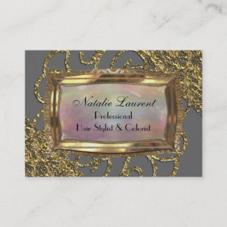 Grand Grey Fillmore Elegant Professional Business Card