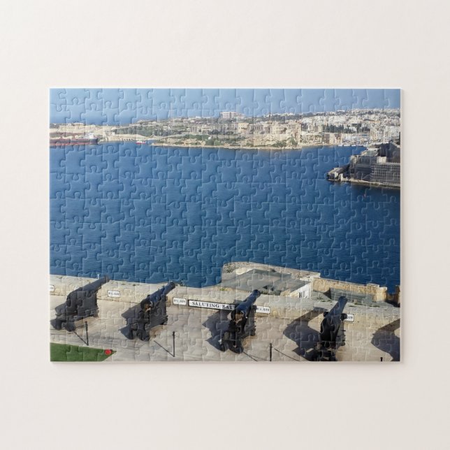 Grand Harbor in Malta Jigsaw Puzzle (Horizontal)