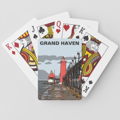 GRAND HAVEN LIGHT POKER CARDS