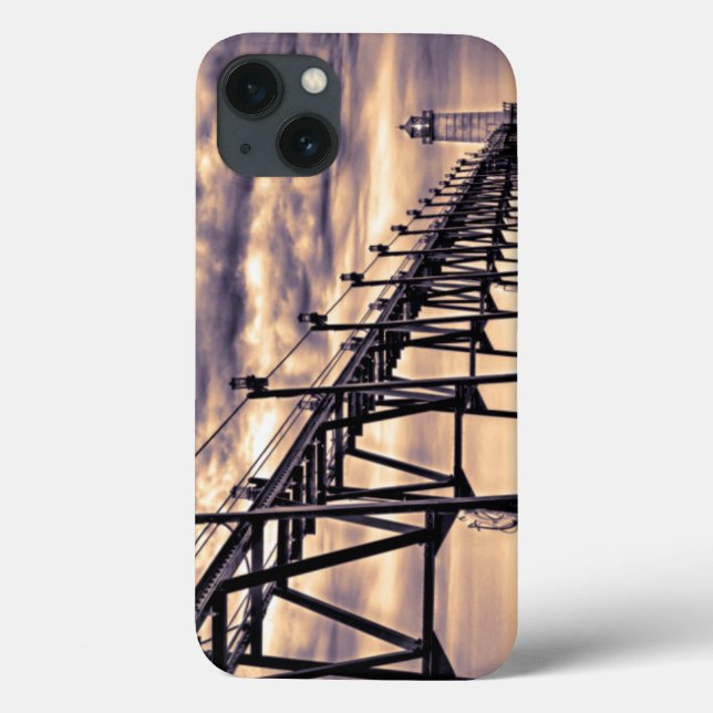 Grand Haven lighthouse and pier, Grand Haven Case-Mate iPhone Case (Back)