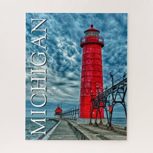 Grand Haven Lighthouse  Michigan Jigsaw Puzzle