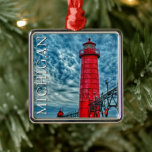 Grand Haven Lighthouse | Michigan Metal Ornament
