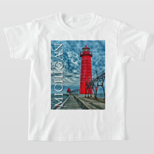Grand Haven Lighthouse Michigan T-Shirt