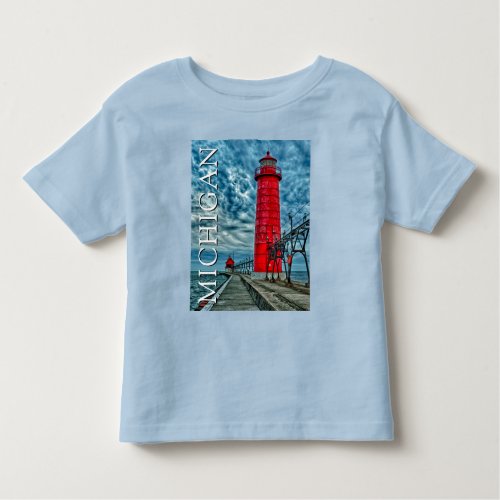 Grand Haven Lighthouse  Michigan Toddler T_shirt