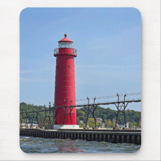 Grand Haven Michigan Lighthouse Mouse Pad