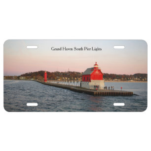 Grand Haven South Pier Lights license plate