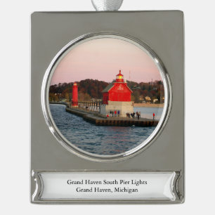 Grand Haven South Pierhead Light banner ornament
