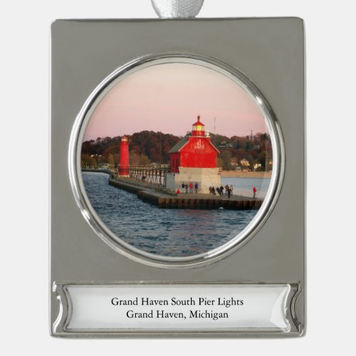 Grand Haven South Pierhead Light banner ornament