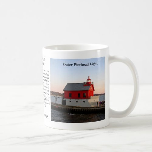 Grand Haven South Pierhead Lights history mug