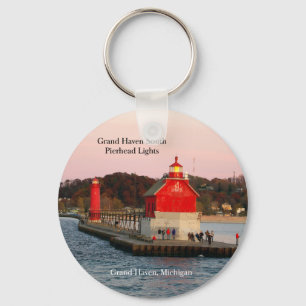 Grand Haven South Pierhead Lights key chain