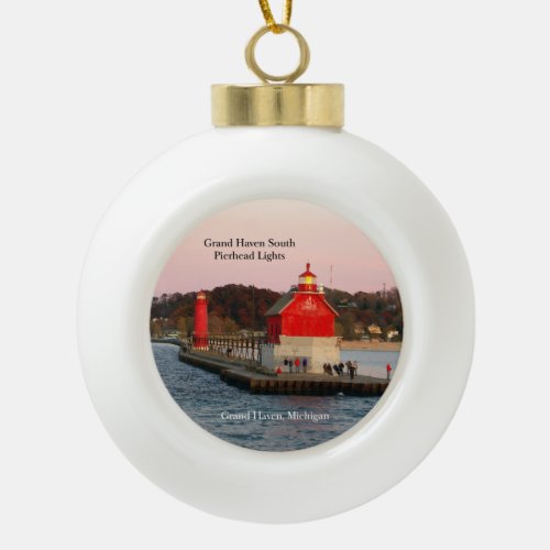 Grand Haven South Pierhead Lights ornament