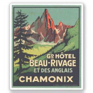 Grand Hotel Beau Rivage Chamonix  Sticker
