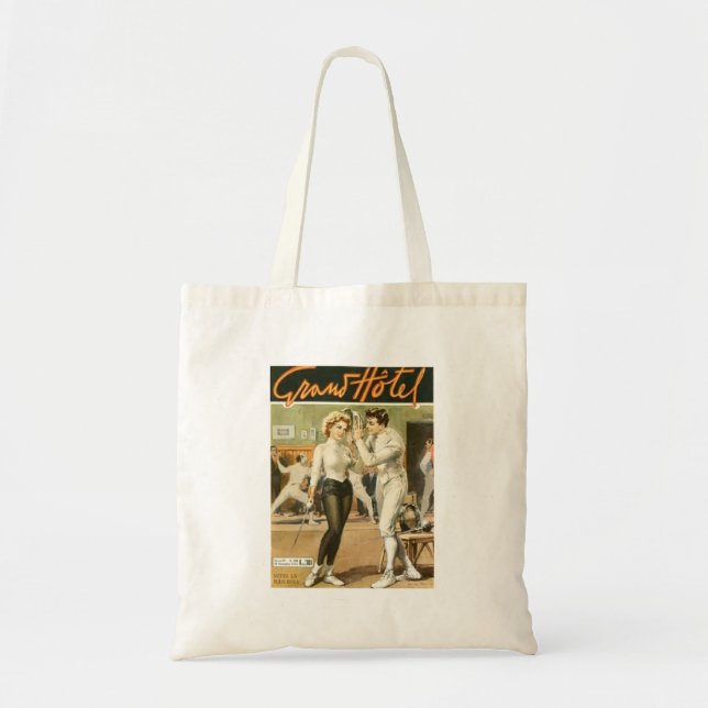 Grand Hotel Fencing Poster Tote Bag (Front)