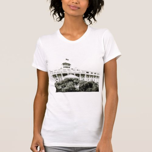 Grand Hotel Mackinac Island black and white T_Shirt